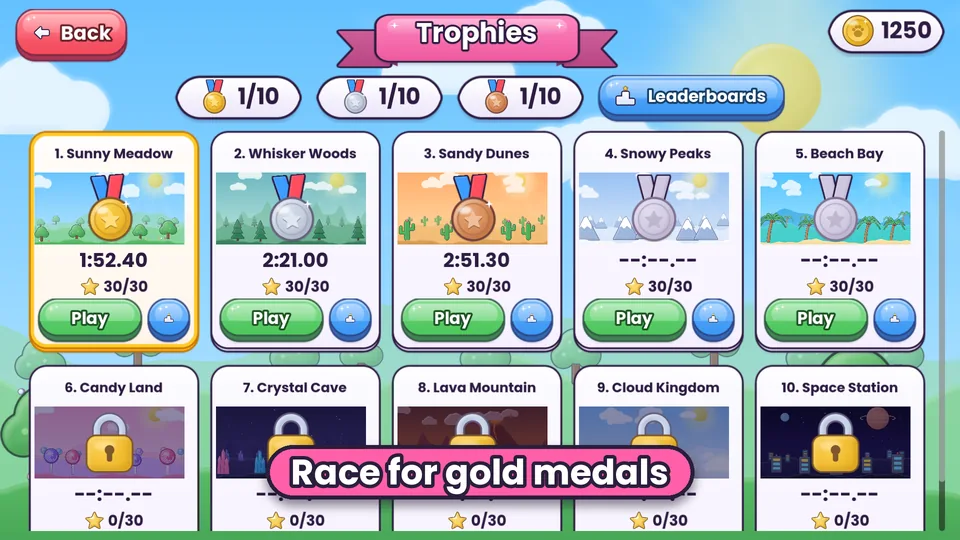 Race for gold medals in Time Run